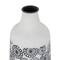 White Iron French Country Vase, 22&#x22; x 10&#x22; x 10&#x22;